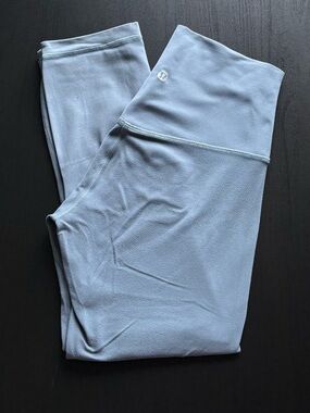 Lululemon Align Crop 21" Leggings in Blue Charcoal